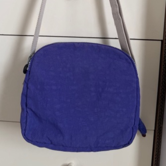 Kipling Purple 3 Compartments Small Crossbody Bag With Adjustable Strap - Picture 4 of 14